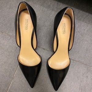 MICHAEL Michael Kors black leather heels